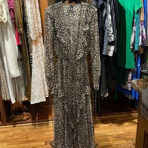 Cheetah print cover up